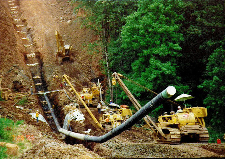 Pipeline construction photo