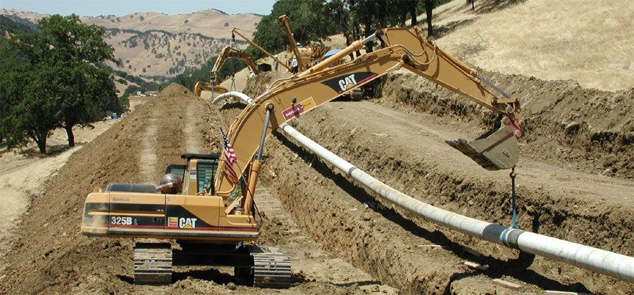 Pipeline construction photo