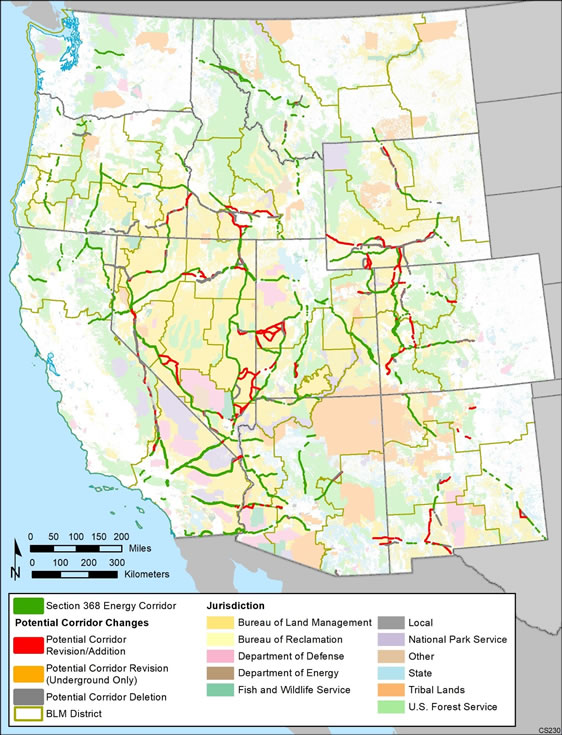 Map of recommended revisions, deletions, and additions as Presented in Final Regional Review Report